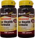 Mason Natural Advance ørehelse Formel Bioflavonoids Plus 100 kapeller per flaske pakke med 2 Totalt 200 kapell