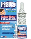 Pressureze Nasal Spray - Alle naturlige preservativ-fri steril - rask relief Nasal Spray - for Sinus Allergier Congestion blokkert ører høy snorking ® 130 Sprays, 18 ml