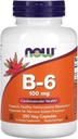 Nå Matvarer Vitamin B-6 250 Kapsler/100 mg