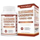 Purely Optimal Glukosamine Chondroitin MSM Supplement w/Turmeric & Boswellia - Glukosamin Sulfate Joint Supplement for menn og kvinner - 120 tabletter