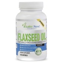 Organic Flaksfrø Olje Softgels - 1000 mg Premium, Jomfru Cold presset fra Flax frø - hår hud og negler støtte - Omega 3-6-9 Supplement - 100 telle - mer enn 3 måneders forsyning!