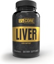 5% Core Liver Support ® NAC (N-Acetyl L-Cysteine) 1000mg, Melk Thistle 750mg, L-Glutatione 300mg ® Liver Cleanse Detox & Repair Supplement (30 kapsler)