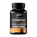 Turmeric Curcumin 95% Ekstrakt & collagen kapsler - NEM fremmer knekomfort & fleksibilitet - Eggshell membrane w naturlig forekommende glukosamine Chondroitin Hyaluronsyre-laget i USA