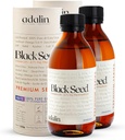adalin svart frø olje flytende 16,8 fl oz | Nigella Sativa frø olje | høy tymoquinon | kaldt presset | glassflaske | svartfrø | vegansk | Glutenfri