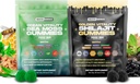 Holistic Hercules Sea Moss & ren Himalayan Shilajit Gummies gull | 100% naturlig organisk vegansk | Ingen lagt sukker | Ashwagandha Tongkat Ali Ginseng Spirulina Moringa Manuka Honning | 60 Gummies 2 pakke