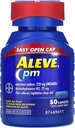 Aleve PM Caplets, Naproxen Natrium 220 mg (NSAID)/difenhydramin HCl 25 mg, smertefri/Nighttime Sleep-Aid, ikke-habitforming, 80 Count