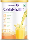 Dr. Reddy's Celehealth ernæringsdrikk, protein Supplement for daglig bruk, lav glykemisk indeks, null tilsatt sukker, safran og Cardamon Flavour, 400 g, Yellow
