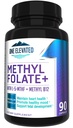 Dobbel styrke og mest bioaktive Metyl Folate! Unikt formet med høyeste farmasøytisk klasse Metylkobalamin (B12), Niacin, B1, B2 B6. Virker Synergisk for Max Results-3 måneders levering