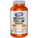 Nå Matvarer Idrett Ernæring, Arginin & Citrullin pulver, 1:1 Forhold, Aminosyre, 12-Ounce