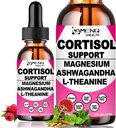 2 Pack Cortisol Supplements for kvinner, 17-i-1 Cortisol Calm Detox Reducer Manager w. Magnesium Ashwagandha Theanine, Cortisol flytende drops for slappe av, Recess Mood & Hormon Harmony, Cortisol Drink Mix