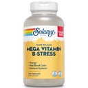 SOLARAY Mega Vitamin B-stress - Tidsatt frigjøring Vitamin B Complex w/Vitamin B12, B6, Folinsyre, VIT. C - Stress, Energi, Røde blodceller, Immunstøtte - Vegan, 60-dagers garanti (276 CT)
