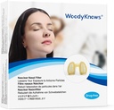 WoodyKnows Nasclear Nasal Filtre, Model 2024, Seasonal Allergier og Industriell forurensningshjelp, Offentlig transport og kjæledyr Grooming Beskyttelse (Trial S/M/L/XL)