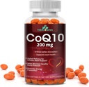 Høyabsorpsjon CoQ10 200 mg – Glutenfri softgels for hjerte, utholdenhet og hjernestøtte - 60-dagers forsyning, 120 teller