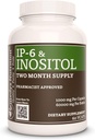 Remedys ernæring IP6 (heksafosfat) med inositol, kalsium og magnesium | 1000 mg kosttilskudd | To måneders forsyning