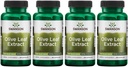 Swanson Olive Leaf Extract Kapsler med 20% Oleuropein - (60 Kapsler, 750 mg Hver) 4 Pakke