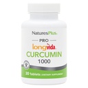 NaturesPlus PRO Longvida Curcumin 1000 mg - 30 tabletter - Fremmer sunn gratis radikal beskyttelse - ikke-GMO, Vegansk & Glutenfri - 30 Services