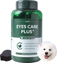 Dr.by Eyes Care Plus Dog Tear Stain Supplerende Øyedråper for hunder Øye Helse Støtte med Melk Thistle Lutein Beta Carotene - 100 Myke Chews