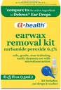 A + Helse Earwax fjerningssett, karbamidperoksid 6,5%, laget i USA, dråper og ør Bulb Syringe, 0.5 Ounces