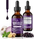 Leefy Organics immunforsvarsblanding - organisk immunstøtte supplement, rask absorberende immunforsvarssupplement, immunforsterkere for voksne, immunforsterkere, immunforsterkere, immunforsvarsforsterkere, immunforsterkere
