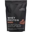 Idrettsforskning Whey Protein - Sports Nutrition Whey Isolate Protein Powder for Lean Muscle Building & Workout Recovery - 5 lb Bag Bulk Protein pulver 25g per servering - Nederlandsk sjokolade, 60 Serveringer