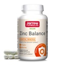 Jarrow Formulas Zink Balance 15 mg - 100 serveringer (Veggie Caps) - sink med kobber - essensielle mineraler for immunsystemstøtte - immunstøtte supplement - Glutenfri kobber Supplement, Vegan