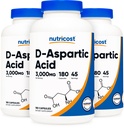 Nutricost D-Aspartic Acid Caps (180 Caps) (3 flasker)