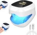 Nail Fungus Laser behandling Led lys enhet-for negle Fungal infeksjoner, bidrar til å gjenopprette helse og betydelig forbedre symptomer som deformasjon og smertefull walking (hvit)