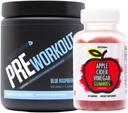 Sculpt Nation av V Shred Før Trening Blå Raspberry og Apple Cider Vinegar Gummies Bundle