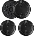 2 Pakker (16 stk) Unitron Wax Guards Cerushield Disk v2.0 098-0445 for fonak, høreapparat Tilbehør Wax filtre, Phonak høreapparat filtre Wax Guard
