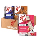 Spesial K Bar Protein Måltid Barer, Måltid Erstatning, Bulk Protein Snacks, Variety Pack (3 Boxes, 18 Count)
