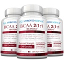 Godkjent vitenskap BCAA Supplement - 180 tabletter - 2400mg - Øk ytelse og forbedre muskelutvikling - L-Leucine, L-Isoleucine, L-Valine - Laget i USA, Ikke-GMO