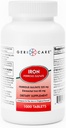 GeriCare Ferrous Sulfate Tabletter 325mg, Elemental Iron 65 mg høy potens jern Supplement | Diett Supplement 1000 Count. (Pack of 1)