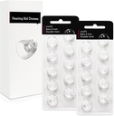 Double Vent 6mm-Hearing Aid Domes for Oticon Minifit, Oticon høreapparat forsyninger, Utskiftningsdeler Tilbehør Universal Oticon Domes for høreapparater Rengjøringssett (20 stk)
