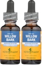 Herb Pharm Willow Bark flytende ekstrakt for mindre smerte - 1 Ounce (DWILL01) (pakke med 2)