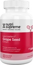 Nutri Supreme Grapefrø Extract Leucoselect, Polyphenoler for Super Antioksidant støtte, Cardiovaskulær helse, Kosher sertifisert 60 kapsler