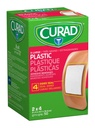 CURAD plast bindebånd 2" x 4", Ikke laget av naturlig gummi lateks, pakke med 600