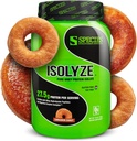 Arter Ernæring Isolysere Whey Protein pulver, 100% Whey Isolate for muskelbygging, 27,5g Protein Per Scoop, Ingen sukker og lavt fett (Cinnamon Donut, 22 Serveringer)