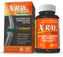 X Ray Dol Triple Action Joint Support Supplement med glucosamin 1500mg, Chondroitin 800mg, MSM 750mg og 5X vitamin D for sunne ledd, bein og Cartilage - 60 Antall per flaske - 1 pakke