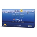 WHC, UnoCardio 1000 fiskolje, 1300 mg ren triglyceridfiskolje med Omega-3 (1180 mg), 665 mg EPA og 445 mg DHA og 25 mikrog (1000 IE) vitamin D3 per mykgel, naturlig oransje, 60 mykgel