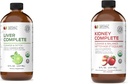 Fullstendige naturlige produkter Liver Complete 8oz & Nurnal Complete 8oz Bundle