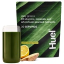 Huel Daily Greens Lemon & Ginger ® Superfood Grønn pulver ® 91 vitaminer, mineraler og helfood-kildede ingredienser ® Adaptogens, antioksidanter, Gut-vennlig probiotika ® 30