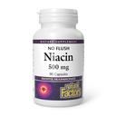 Naturlige faktorer Ingen Flush Niacin 500 mg, 90 tabletter