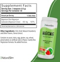 NaturalSlim Magicmag ren Magnesium Citrat pulver - Stress, dyspepsi, Muskel og hjerte støtte | Naturlig Strawberry & Lime Flavored Magnesium Supplement - 8oz Drink Mix (3 Pack)