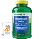 Spring Valley Magnesium 250mg 250 greve, bein og muskel helse, beste magnesium Supplement for kvinner, kosttilskudd Bundle med Lual 45 diabetes dekodet
