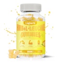 HMB og Leucine Gummies, med 3000mg HMB og L-Leucine Supplement for muskelgjenvinning, muskelmasse og forbedre utholdenhet, for menn og kvinner, ikke GMO, Vegan, Glutenfri, sitronflavor, 120 gummier