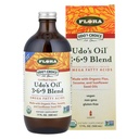 Flora Udo olje 3-6-9 blanding - Vegan Omega-3 & Omega-6 olje - Inneholder organisk kokosolje, Flax frøolje og mer - Holde kjølt - 17 fl oz.