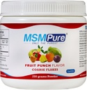 KALA Helse MSMPure Frukt Punch Flavored Coarse MSM Powder Flakes – US-Made MSM for felles helse, hud utseende, og hår & negle støtte – 8,8 oz, organisk svovel