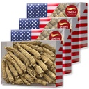 4 bokser av hånd utvalgte amerikanske Ginseng Root-Small Tail (4oz/Box) 西洋 参 参 参 参 Panax Ginseng. Boosts Body Immunity, Energi & Stamina for menn og kvinner (16 Oz. (Pack of 4))