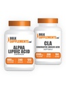 BulkSupplements Alpha Lipoic Acid kapsler 240ct + CLA 2000mg Softgels 300ct Bundle
