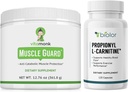 VitaMonk Muscle Guard & Biovy Propionyl-L-Carnitine med HMB, EAAs, vitamin D og magnesium, støtter muskelvekst, styrke, utholdenhet, sirkulatorisk helse, Jitter-fri energi, og trening utvinning